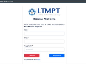 Daftar LTMPT Diperpanjang Sampai Besok, Catat Jadwal dan Caranya
