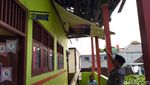 Ngeri! Atap 4 Ruang Kelas di SD Palebon 01 Semarang Roboh