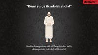 Hadits tentang keutamaan sholat diriwayatkan oleh al-Thayalisi dari Jabir; diriwayatkan pula oleh al-Tirmidzi (Foto: ilustrasi dan infografis: Luthfy S/detikcom)