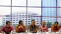 Pantauan detikcom, di kantor BPK RI, Jl Jenderal Gatot Subroto, Jakarta Pusat, Selasa (7/1/2020), pertemuan dilakukan di lantai 19.