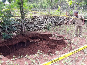 Lagi! Lubang Menganga Muncul di Gunungkidul