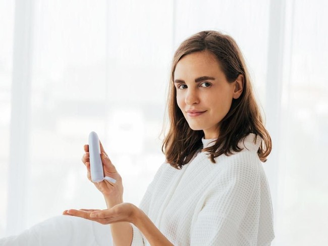 Ilustrasi menggunakan tabir surya