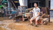 Daerah Rumahnya Masih Terendam Lumpur, Kevin Andrean sampai Colek Jokowi