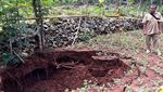Begini Penampakan Lubang yang Kembali Muncul di Gunungkidul