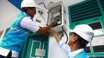 PLN Cek Meteran Listrik di Cengkareng Usai Banjir