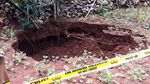 Begini Penampakan Lubang yang Kembali Muncul di Gunungkidul