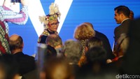 Retno juga menyapa perwakilan negara sahabat.