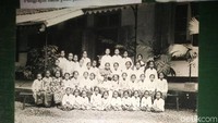 Pada dinding museum terpampang tulisan-tulisan mengenai sejarah Kerajaan Galuh hingga silsilah Galuh. (Dadang Hermansyah/detikcom)