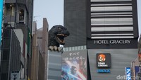 Salah satu yang ikonik di sini adalah kepala Godzila di Hotel Grocery (Syanti/detikcom)