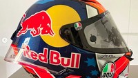 Saat ini sudah ada 16 orang yang menawar helm Jack Miller tersebut. Foto: Instagram @jackmilleraus