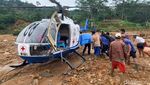 Sukajaya Terisolir, Bantuan Dikirim Pakai Helikopter