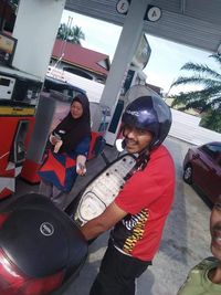 Diantar sampai SPBU. 