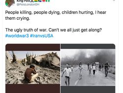 Netizen Serukan Amerika dan Iran Jangan Perang