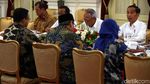 Ekspresi Anies-RK Saat Rapat Bahas Banjir Bareng Jokowi