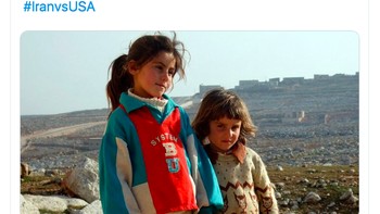 Jangan perang, kasihan anak-anak tak bersalah ini. Foto: Twitter