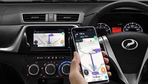 Perodua Bezza 2020 tipe 1.3 AV sudah dilengkapi navigasi dan mirrorlink