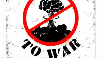 Say no to war, semua makhluk bisa terdampak. Foto: Twitter