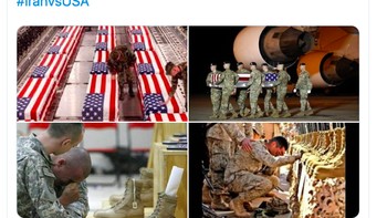 Netizen ini berharap jangan sampai momen menyedihkan akibat perang terulang. Foto: Twitter