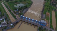 Bendungan Manganti terletak di Purwadadi, Kabupaten Ciamis, Jawa Barat.