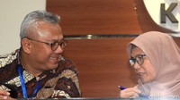 KPK menetapkan 4 tersangka dalam kasus tersebut. Mereka adalah Wahyu Setiawan (Komisioner KPU), Agustiani Tio Fridelina (orang kepercayaan Wahyu Setiawan yang juga mantan anggota Badan Pengawas Pemilu), Harun Masiku (calon anggota legislatif dari PDIP), dan Saeful (swasta).