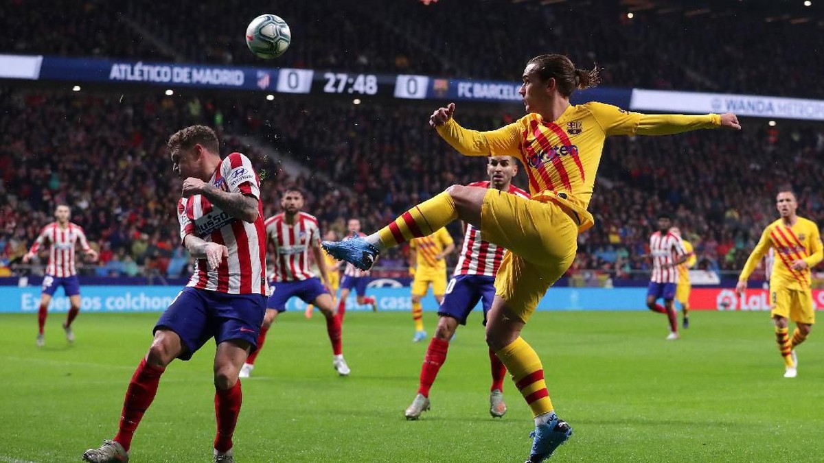 Atletico Madrid percaya diri menghadapi Barcelona usai melaju positif belakangan ini. (Foto: Gonzalo Arroyo Moreno / Getty Images)