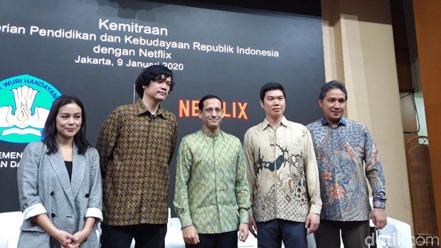 Kolaborasi soal Film-Budaya, Nadiem: Saya Fans Banget Sama Netflix