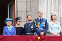 Meghan Markle dan keluarga Kerajaan Inggris.