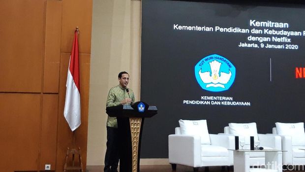 Kolaborasi soal Film-Budaya, Nadiem: Saya Fans Banget Sama Netflix