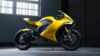Perusahaan start-up asal Kanada memperkenalkan motor sport bertenaga listrik di Consumer Electronics Show (CES) 2020 Las Vegas, Amerika Serikat. Berbeda dengan motor sport listrik lain yang sudah beredar sebelumnya, motor ini tampil dengan desain yang sangat menarik.Foto: Damon