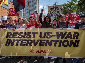 Warga Amerika Serikat Demo Tolak Pemerintahnya Perangi Iran