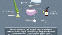 Cara menghilangkan karang gigi berikutnya yakni lidah buaya. Caranya campurkan 1 sdt gel lidah buaya, 4 sdt gliserin sayuran, 10 tetes minyak esensial lemon, dan 4 sendok makan baking soda dalam 1 cangkir air lalu jadikan pasta. Sikat gigimu dengan pasta ini sekali sehari. Ulangi kegiatan ini setiap 3-4 hari sekali. Foto: infografis detikHealth
