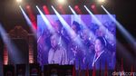 Momen Megawati Diapit Jokowi dan Maruf Buka Rakernas PDIP