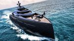 Foto Yacht yang Mirip Pesawat Ruang Angkasa dan Kapal Perang