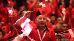 Momen Megawati Diapit Jokowi dan Maruf Buka Rakernas PDIP