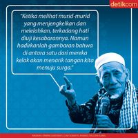 Mbah Moen ke Para Guru: Sabar, Mungkin Muridmu Akan Menarikmu ke Surga 
