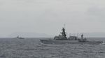 KRI Usman Harun dan F16 Hilir Mudik di Laut Natuna