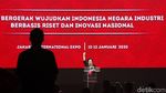 Momen Megawati Diapit Jokowi dan Maruf Buka Rakernas PDIP