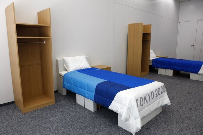  Tempat  Tidur Atlet Olimpiade Tokyo Terbuat dari  Kardus  