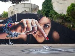 Keren! Seniman Sulap Jalanan Jadi Kanvas Seni 3 Dimensi