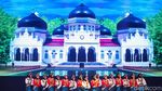 Momen Megawati Diapit Jokowi dan Maruf Buka Rakernas PDIP