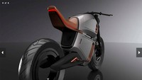Dikutip MCN, motor hybrid bergaya Racer Electric Concept ini sudah diperkenalkan pada ajang Consumer Electronics Show di Las Vegas. Berbagai kelebihan dijanjikan bakal terselip pada motor ini. Foto: Pool (MCN)