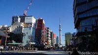 Untuk kategori menara tertinggi di dunia, Jepang menjadi tuan rumahnya. Yaitu Tokyo Skytree dengan tinggi 634 meter yang berada di Sumida, Tokyo. (Syanti/detikcom)