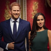 Steve lalu menambahkan, Mulai hari ini, patung lilin Pangeran Harry dan Meghan Markle tidak dipamerkan lagi di set keluarga Kerajaan kami. Namun, Steve menyebut patung tersebut tetap menjadi koleksi penting Madame Tussauds. Belum diketahui tempat baru untuk kedua patung tersebut. (Foto: Victoria Jones/PA via AP)