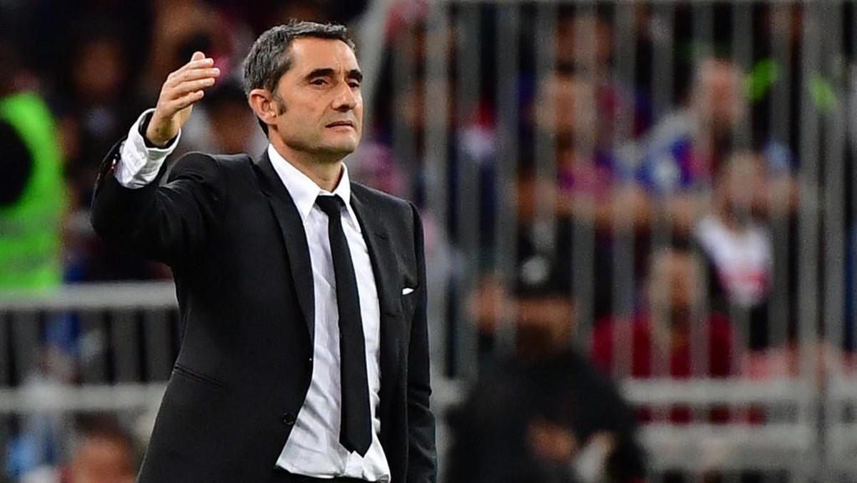 Ernesto Valverde yakin bahwa Manchester United bisa bernasib sama seperti Athletic Bilbao saat menjalani laga kandang. (Foto: Giuseppe CACACE / AFP)