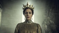 Ratu Calanthe yang diperankan oleh Jodhi May menggunakan semua cara untuk mencegah cucunya, Ciri bertemu dengan Geralt. Dok. Netflix