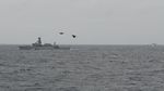 KRI Usman Harun dan F16 Hilir Mudik di Laut Natuna