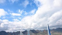 Jembatan yang dibangun juga terdiri dari berbagai jenis dan teknologi kompleks dalam beberapa dekade terakhir. Foto: Dok. Xinhua/Liu Xu