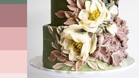 Akun Instagram @10bloomcakes yang ia kelola ini baru mulai dibuka pada tahun 2019 dan pengikutnya saat ini sudah belasan ribu orang. Bunga peony (botan) yang tampak cantik berwarna krem ini terhias cantik pada kuenya. Foto: Instagram @10bloomcakes
