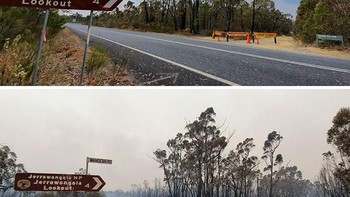 Karena kebakaran ini pula, Australia juga sempat mengalami fenomena langit berwarna merah. Netizen di Australia sampai meyebut suasananya mengerikan seperti mau kiamat. Foto: Bored Panda