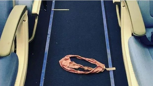 Lho, Kok Ada Celana Dalam Pink di Lantai Pesawat?
